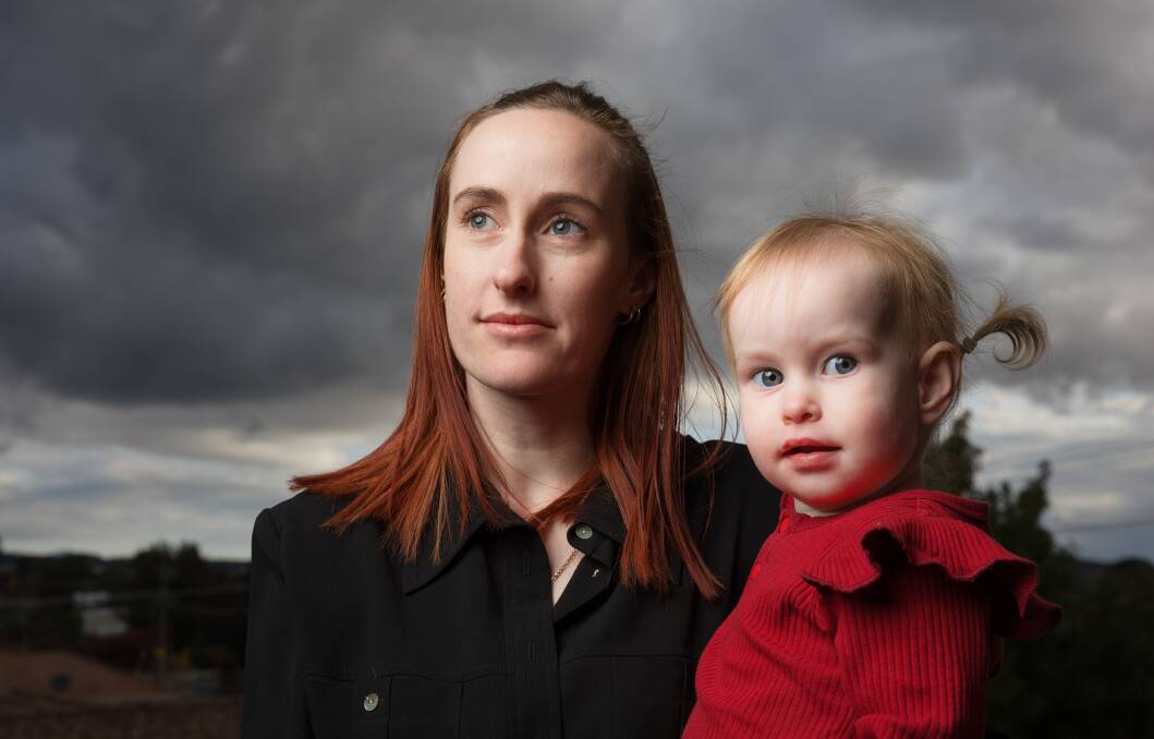 Melissa Mann, is one of several mums in the ACT region who are taking matters into their own hands and seeking recommendations for lactation consultants. Picture by Sitthixay Ditthavong