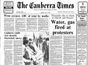 The front page of The Canberra Times on May 2, 1983.