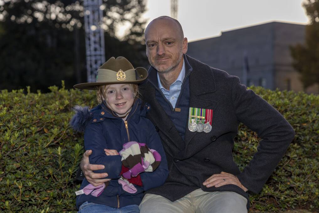 Canberrans Steve and Charlotte Blacker attend the Dawn Service every year. Picture by Gary Ramage