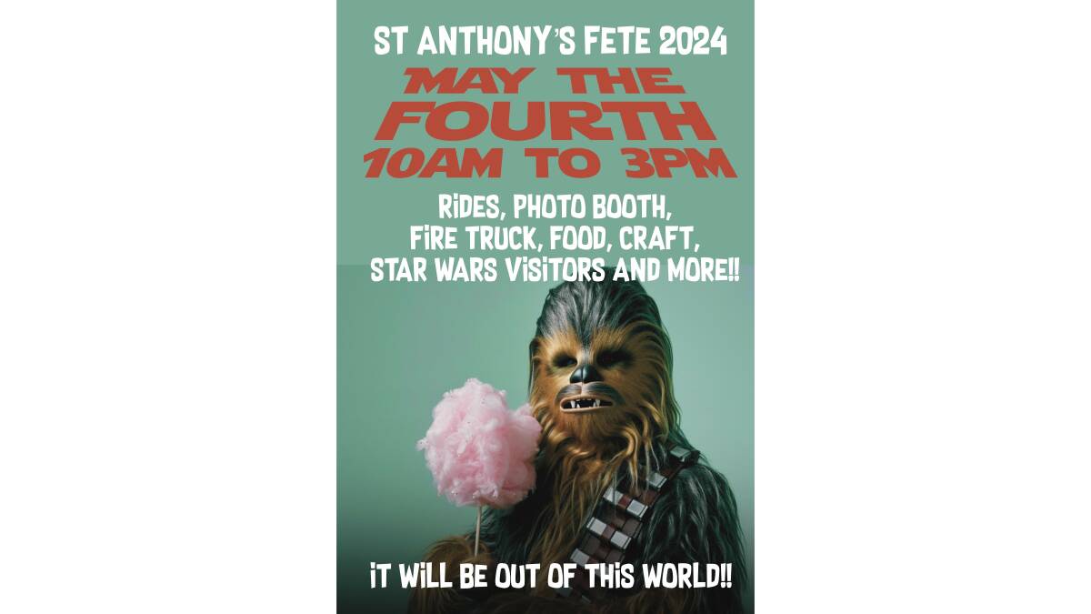 Celebrate May the Fourth at a Star Wars-theme fete this weekend. Picture supplied 