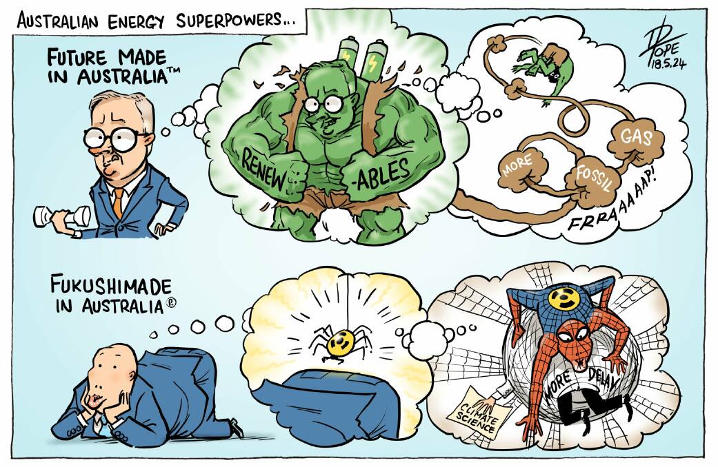 The day's news through the eyes of The Canberra Times' editorial cartoonist David Pope.