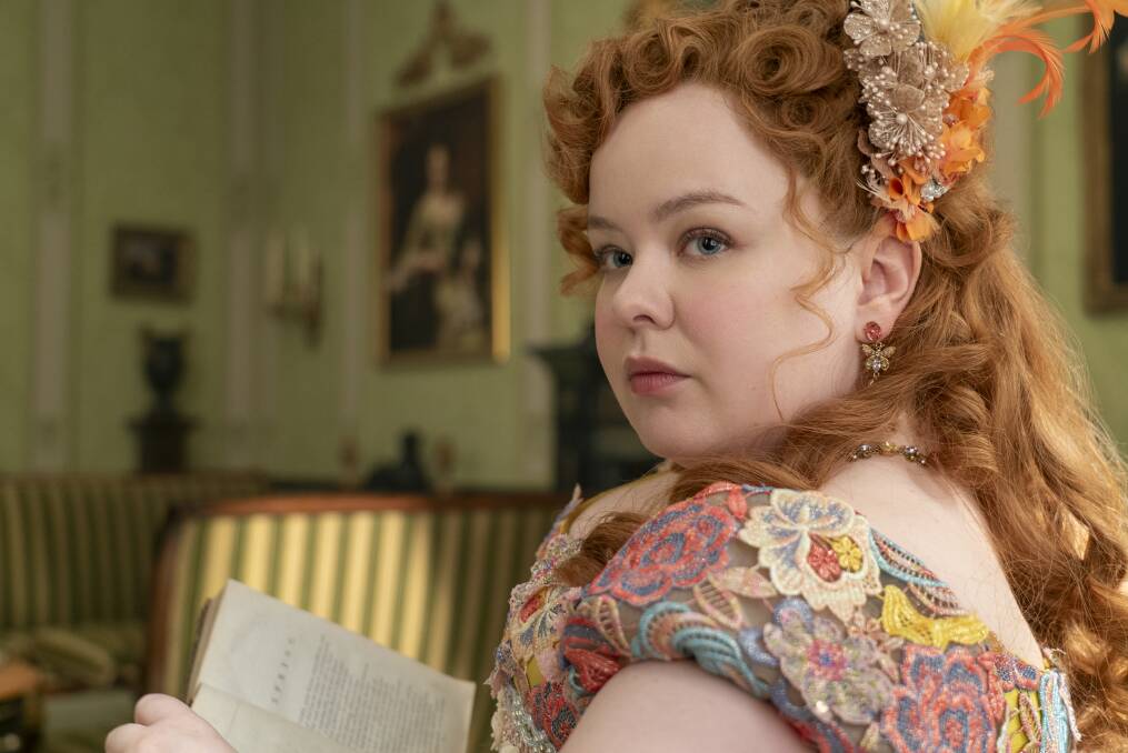 Nicola Coughlan as Penelope Featherington, who is secretly Lady Whistledown. Picture supplied