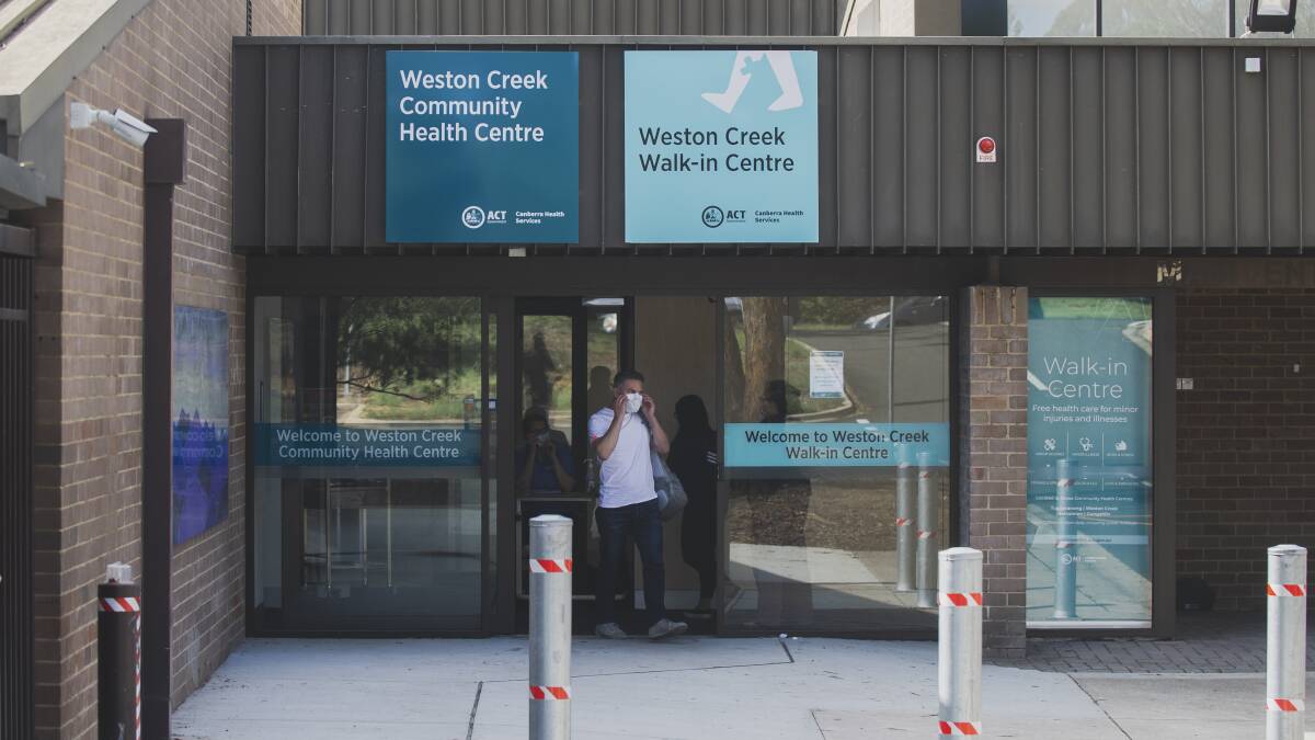 The Weston Creek walk-in centre. Picture by Dion Georgopoulos