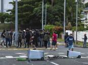 Security forces are working to quell deadly unrest over voting reforms in New Caledonia. (AP PHOTO)