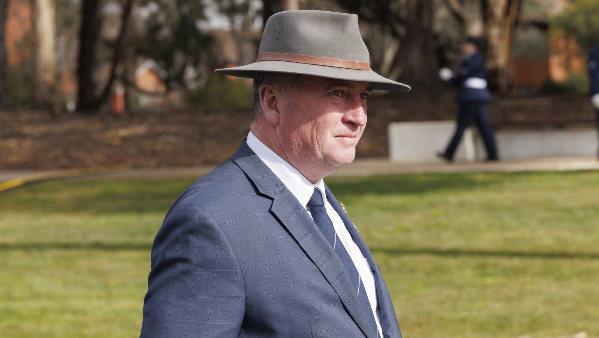 Shadow Minister for Veterans Affairs Barnaby Joyce. Picture by Keegan Carroll