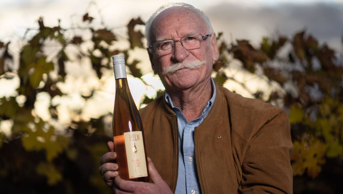 Ken Helm from Helm Wines in Murrumbateman NSW. Picture by Gary Ramage
