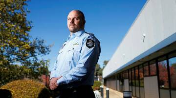 Detective Sergeant Sam Norman, team leader of ACT Policing's family violence unit. Picture by Keegan Carroll