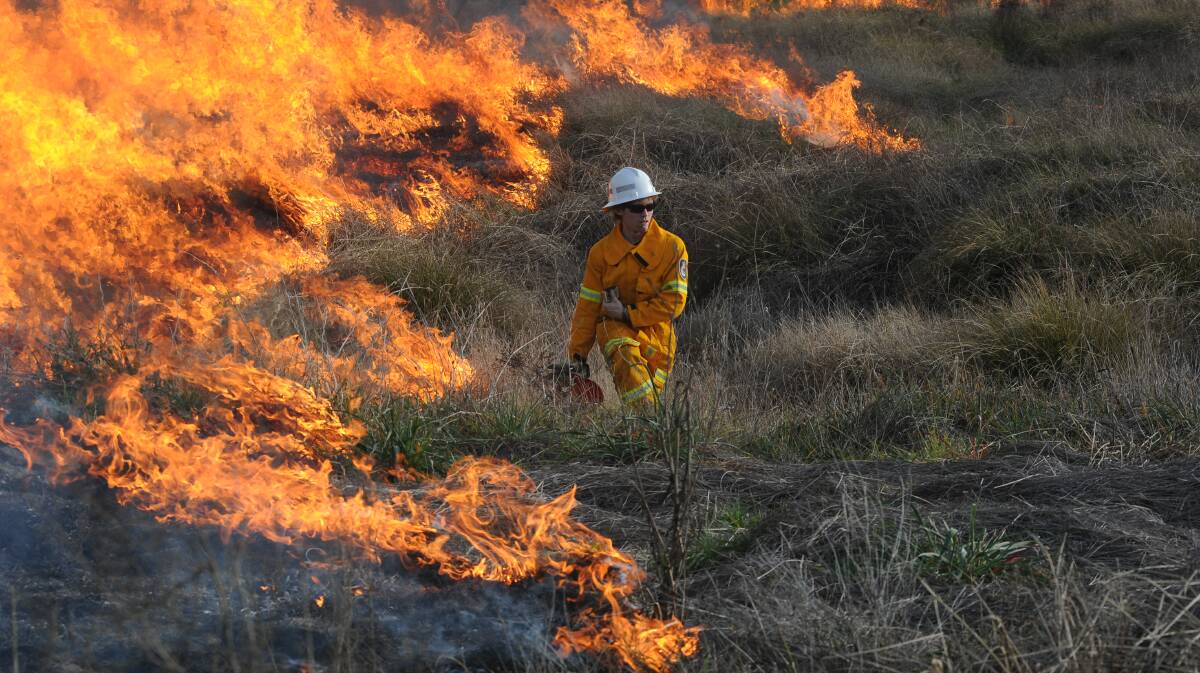 A hazard reduction burn in Tumut. Picture from file