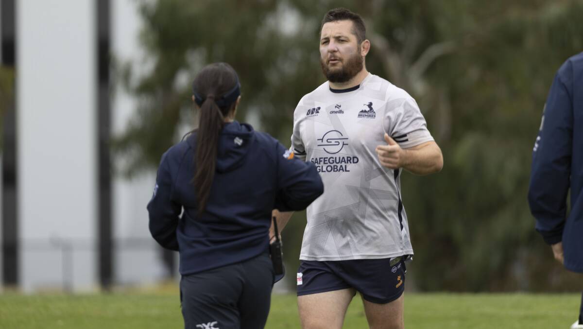 McInerney at Brumbies HQ. Picture by Gary Ramage