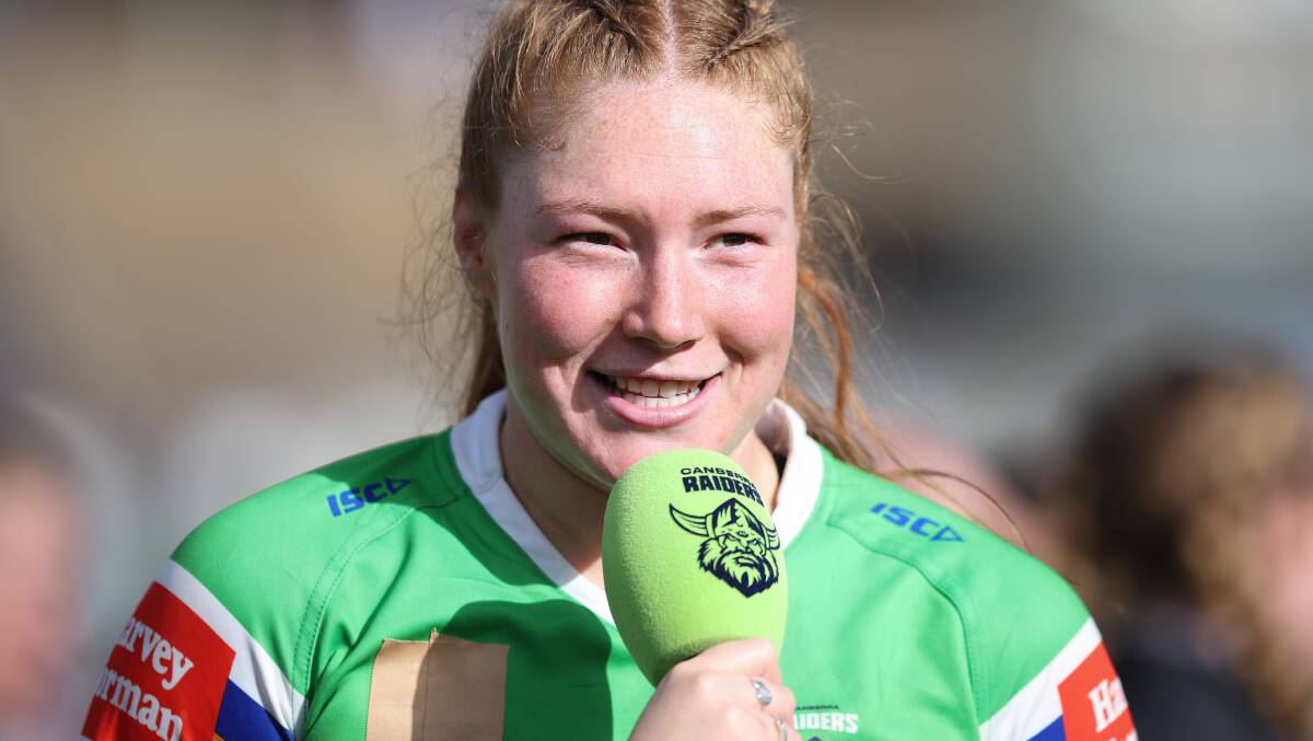 Canberra Raiders prop Grace Kemp. Picture by Sitthixay Ditthavong