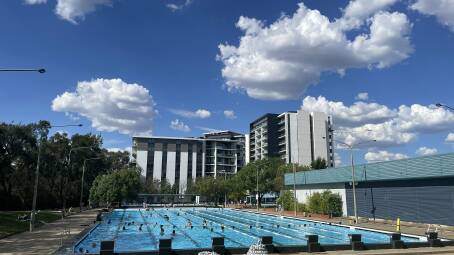 The Phillip swimming pool when it re-opened to the public last November. Picture supplied 