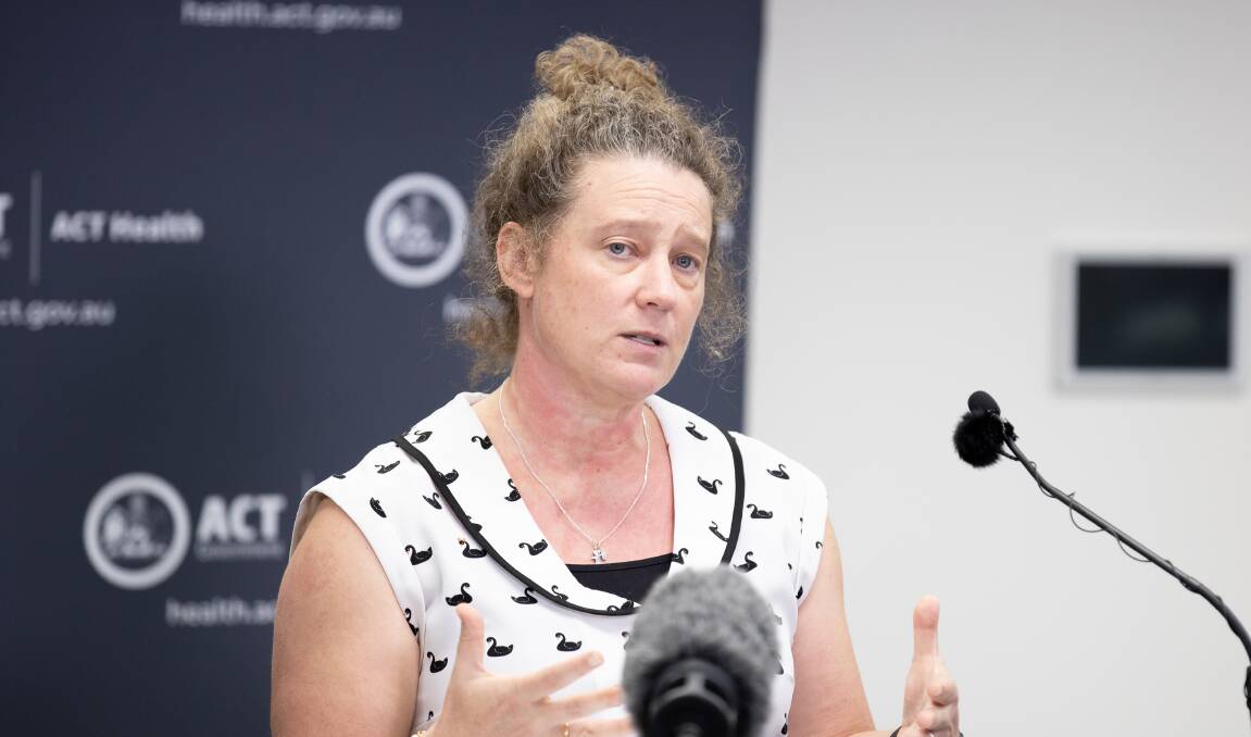 ACT Chief Health Officer Dr Kerryn Coleman. Picture: Sitthixay Dittavong