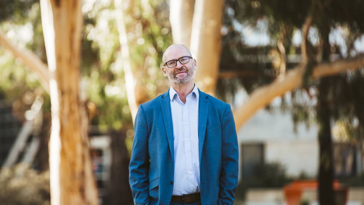 Professor Barney Dalgarno is the chair of the expert panel in the inquiry into literacy and numeracy performance in ACT public schools. Picture by Jamila Toderas