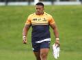 Allan Alaalatoa is closing in on a Super Rugby return. Picture by Keegan Carroll
