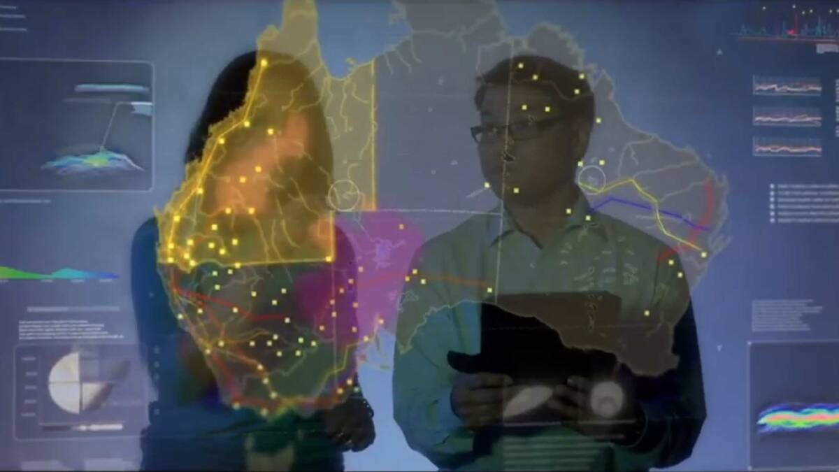 A screenshot from the government's Powering Forward advertising campaign.