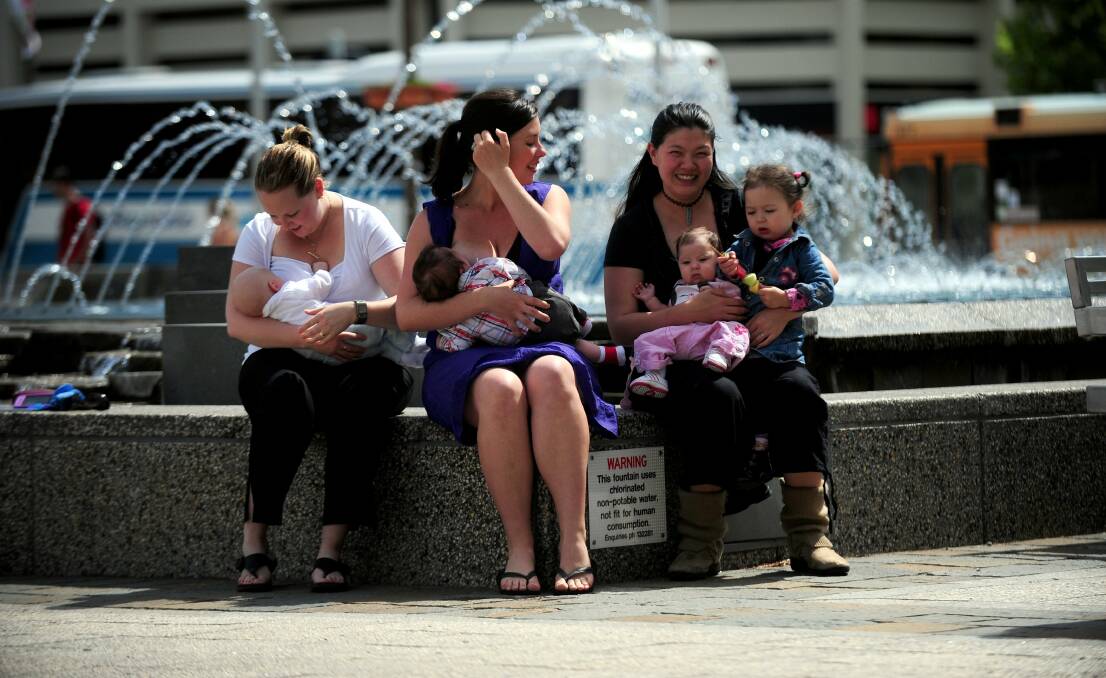 Advice and support is readily available for young mums having difficulty with breastfeeding. Picture by Karleen Minney