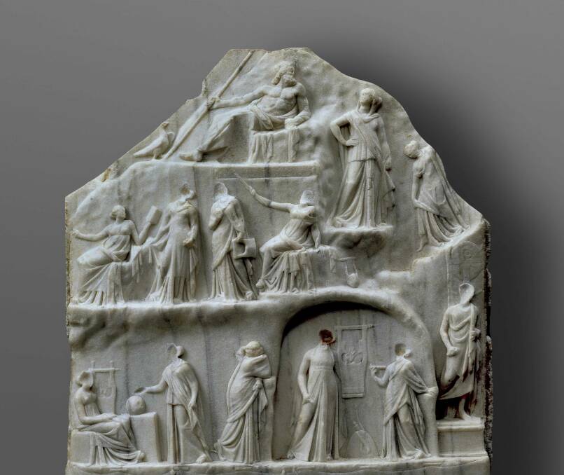 Homer Relief. Picture: Trustees of the British Museum
