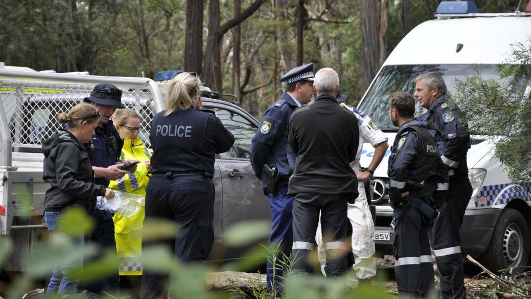 Two men have died in a helicopter crash east of Goulburn. Picture: Louise Thrower.