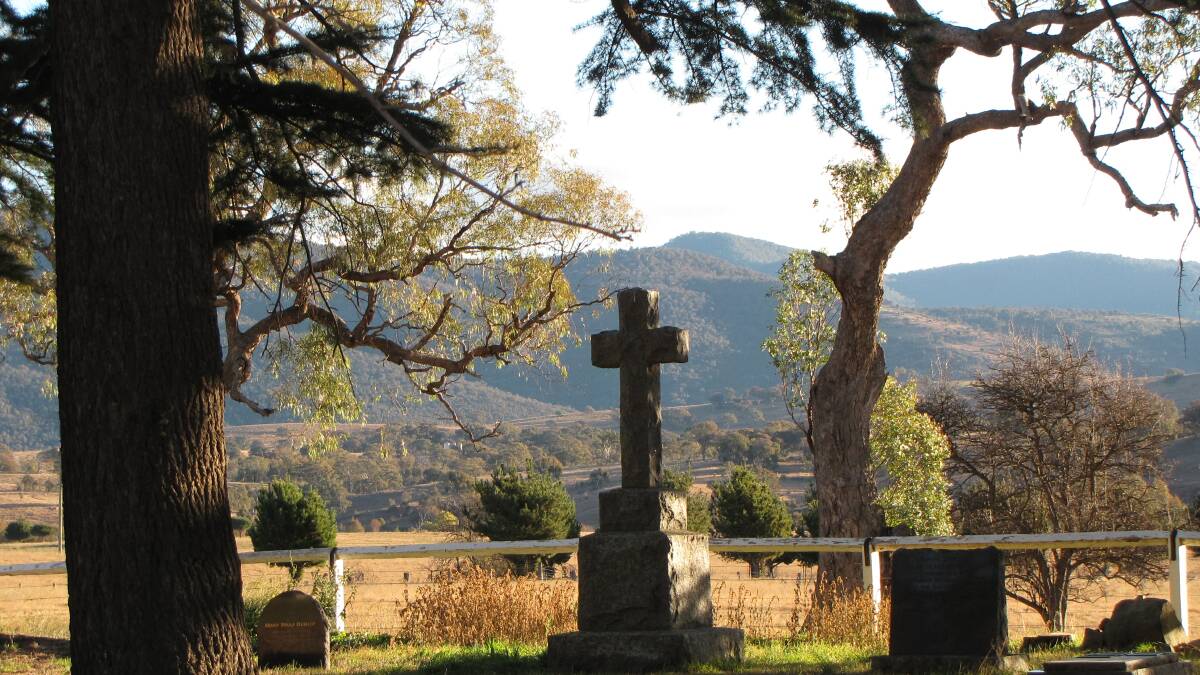 The cemeterey at Lanyon Homestead. Picture: Supplied