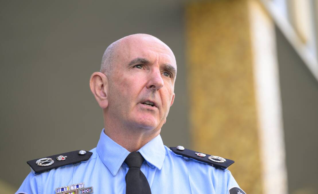 New ACT police chief Scott Lee will need to reshuffle his officer resources to manage the extra caseload pressures. Picture by Keegan Carroll