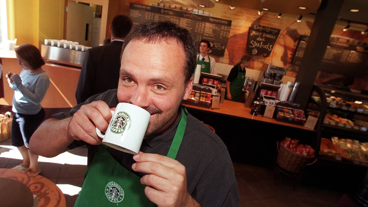 The popularity of US chains like Starbucks is dwindling. Picture: Martin Jones 