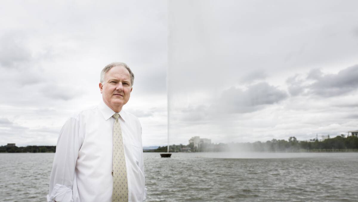 John Randall's dad was the lead engineer of the Captain Cook Memorial Jet at Lake Burley Griffin. Photo: Jamila Toderas