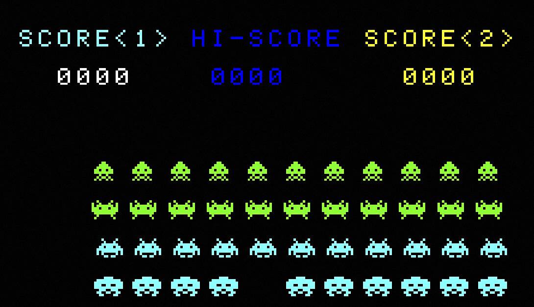 Space Invaders was the computer game of choice in 1978. Picture: Supplied
