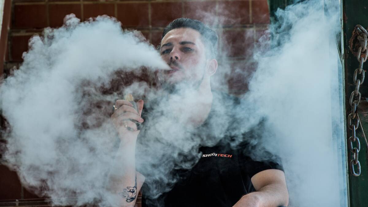 A ban on importing liquid nicotine for vaping has been delayed following backlash to the move. Picture: Karleen Minney