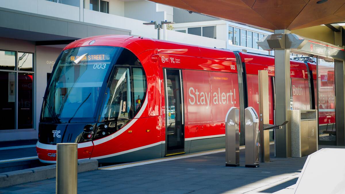 The Belco Party said stage two of light rail to Woden would be scrapped as part of any condition to help form government. Picture: Elesa Kurtz