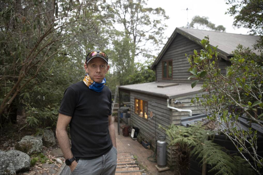 Shane Rattenbury at his holiday home in South Durras, on the NSW South Coast. Picture: Sitthixay Ditthavong