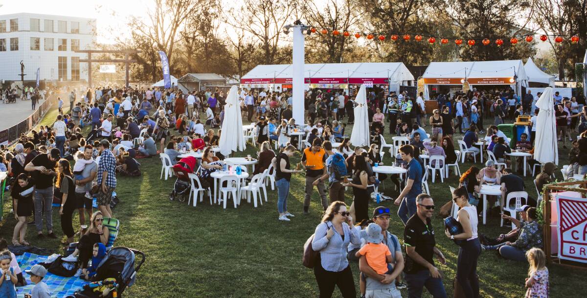 The Canberra Night Noodle Markets, 2020. The 2021 event has been cancelled. Picture: Jamila Toderas 