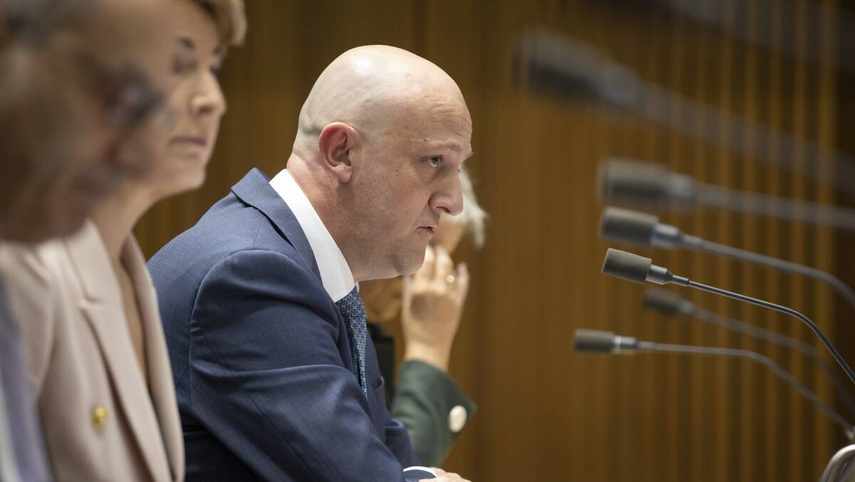 ASIO director-general Mike Burgess at senate estimates earlier this year. Picture: Sitthixay Ditthavong