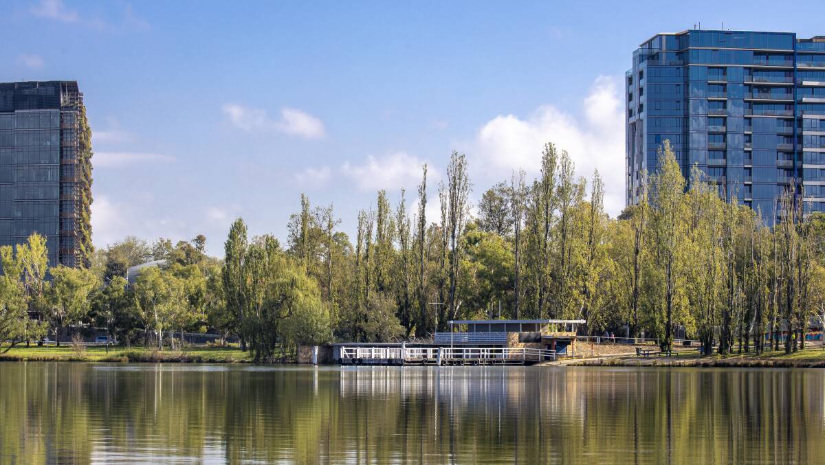 The redevelopment of Lake Burley Griffin's West Basin has been a point of controversy. Picture: Sitthixay Ditthavong