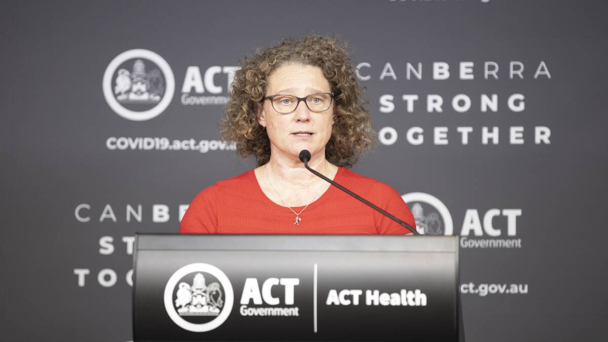ACT chief health officer Dr Kerryn Coleman. Picture: Sitthixay Ditthavong 