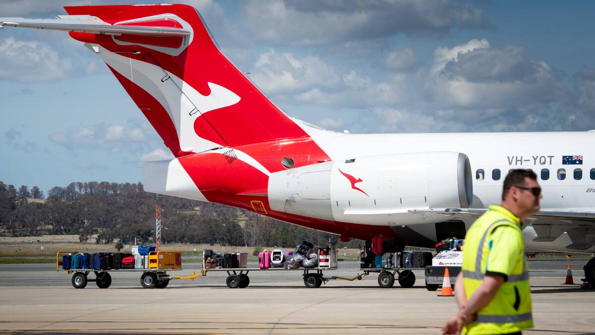 Canberra Airport's activity has dropped to 17 per cent of what it was this time last year. Picture: Elesa Kurtz