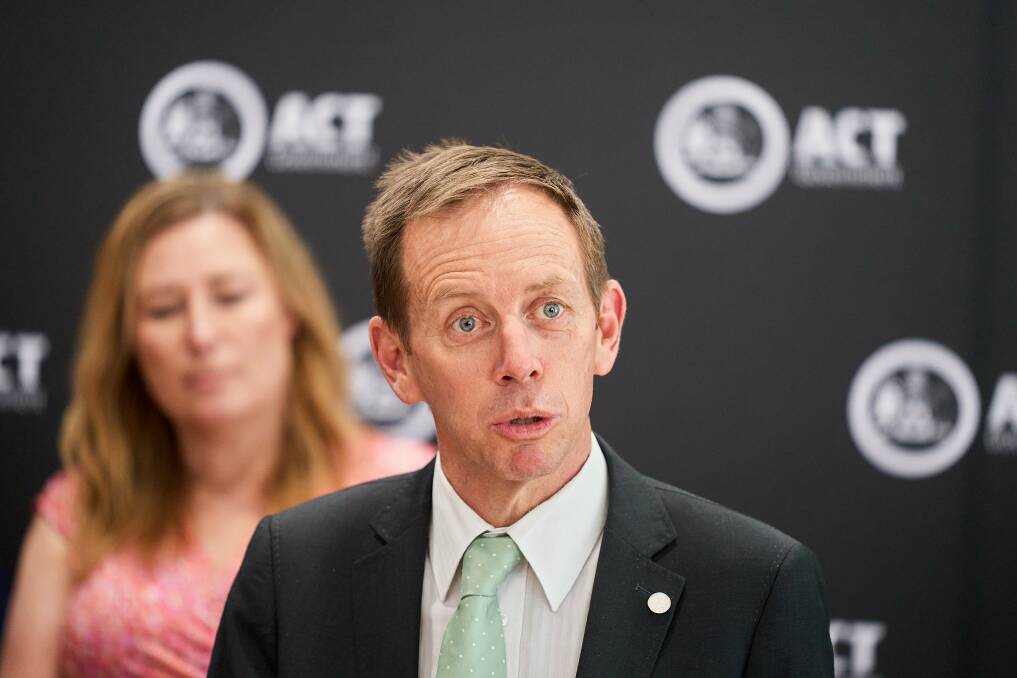 Greens leader and gaming minister Shane Rattenbury. Picture: Matt Loxton