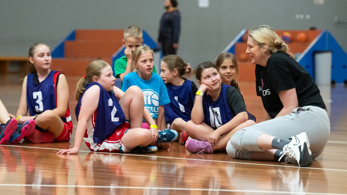 Lauren Jackson launched the She Hoops program to inspire the next generation of female players and create a pathway for them to play basketball. Picture by Elesa Kurtz