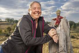 Danielle Sharma, aka dty73, created Groots Grotto in 2018. It has since become Canberra's favourite geocache. Picture by Gary Ramage