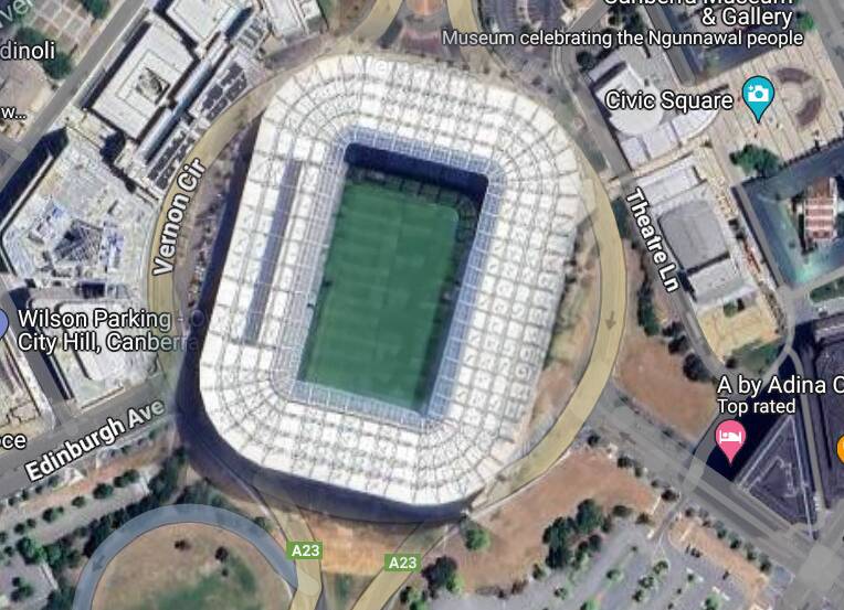 The Parramatta Stadium doesn't fit quite as well, though. 