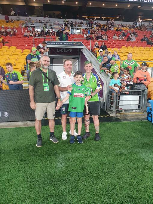 Ricky Stuart, Phoenix and Jaymee-Lee. Picture supplied