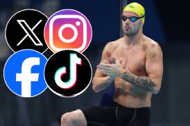 Kyle Chalmers will be chasing another Olympic medal, but athletes are weighing up how to use social media throughout the Games. Main picture Getty Images