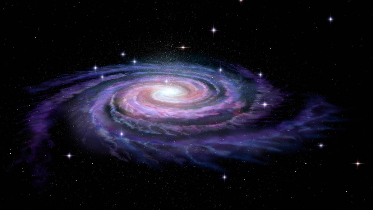 The largest magnetic fields are observed in spiral galaxies like our own Milky Way Galaxy. Picture: Shutterstock