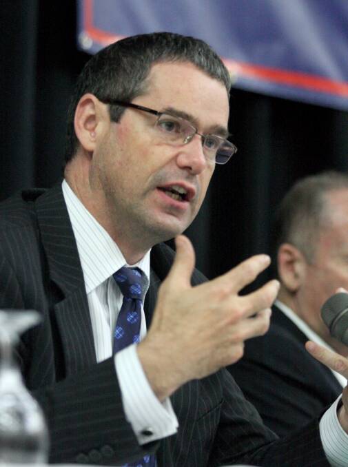 APL chair Stephen Conroy said the A-League governing body will not prop up Canberra United. Picture by Stuart Wilson