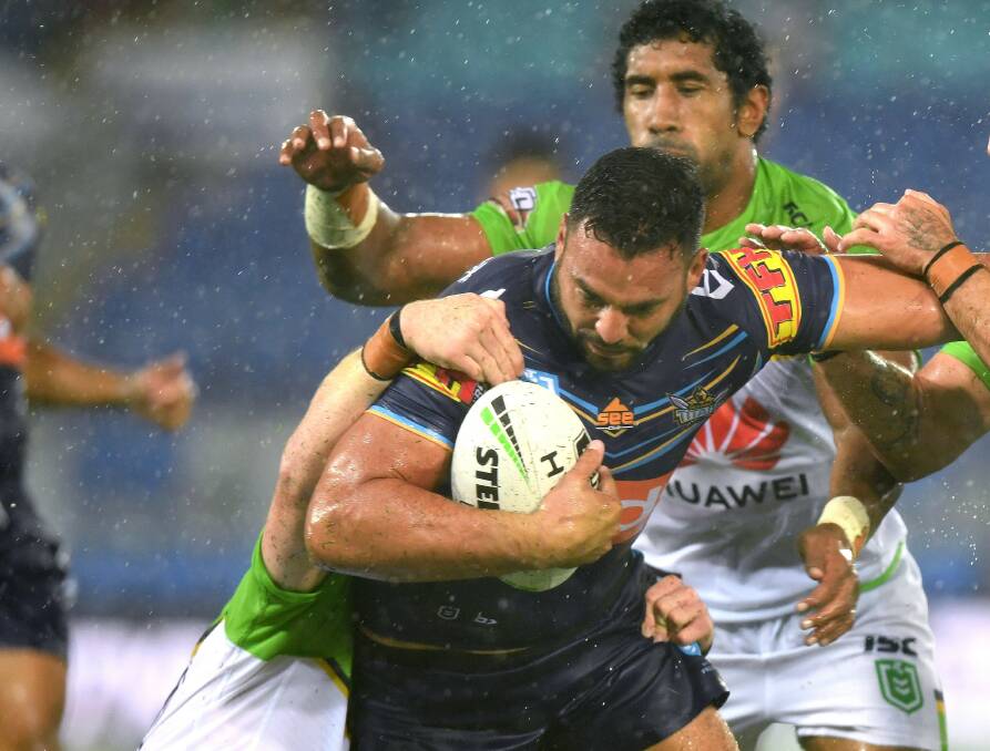 Competition for spots will be hot in the Raiders forwards next season. Picture: Getty Images
