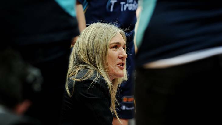 Capitals coach and outgoing Opals mentor Carrie Graf. Photo: Colleen Petch