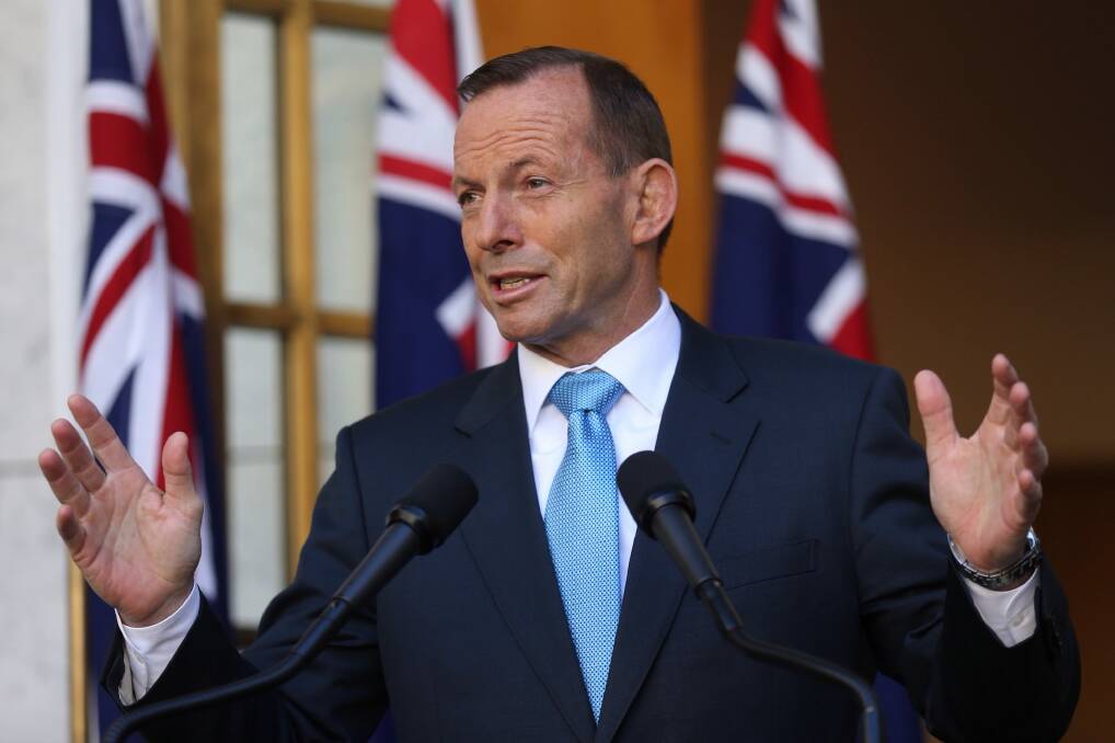 Prime Minister Tony Abbott announces the changes. Photo: Andrew Meares