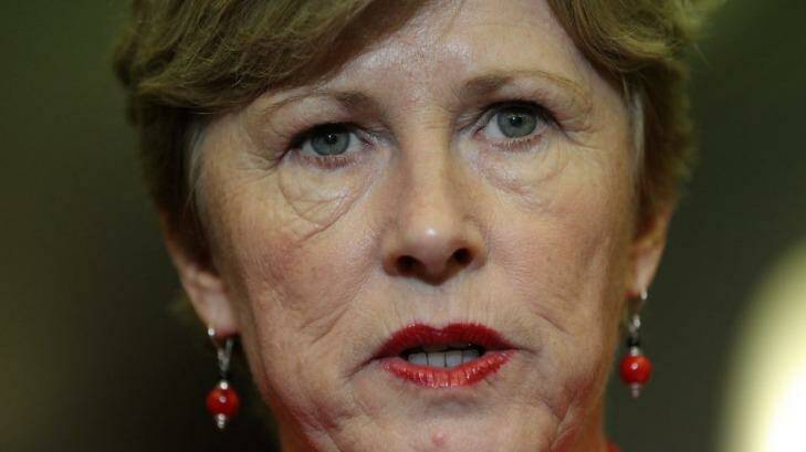 Greens leader Christine Milne: "We need to make sure that at the federal level, the same sorts of things emerging in NSW don’t occur." Photo: Alex Ellinghausen