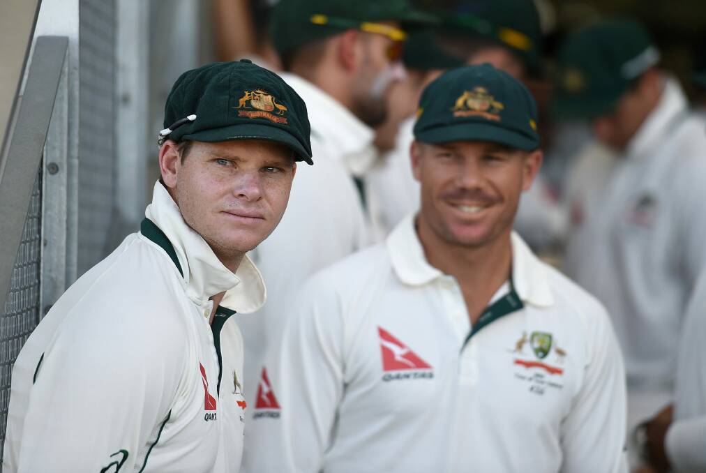 Steve Smith and David Warner are at the centre of the ball tampering saga. Photo: AAP