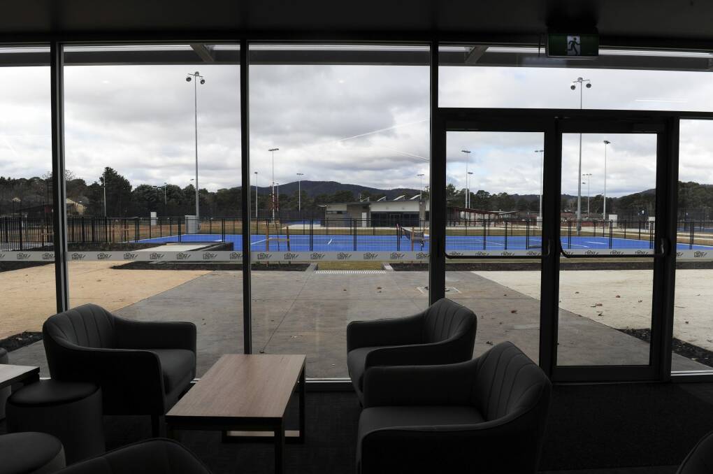 The Next Gen Canberra, is about to open in two weeks on the site of the old National Tennis Centre, Lyneham. Photo: Graham Tidy