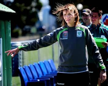 Canberra United coach Jitka Klimkova is unimpressed with the FFA. Photo: Melissa Adams